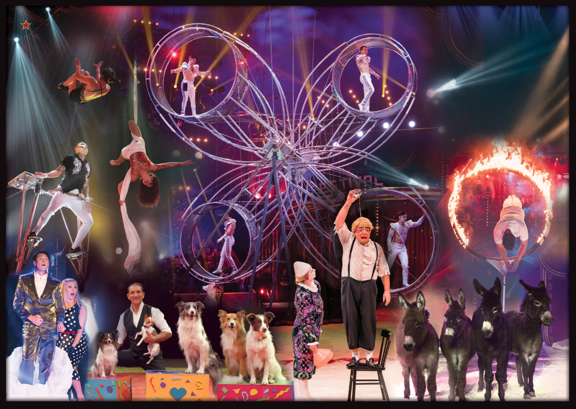 Snelste kostuumwissel en dubbel rad des doods bij Wintercircus Apeldoorn